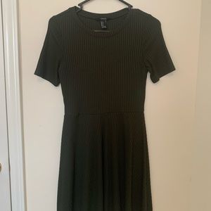 Forever21 Green Mini Dress Small